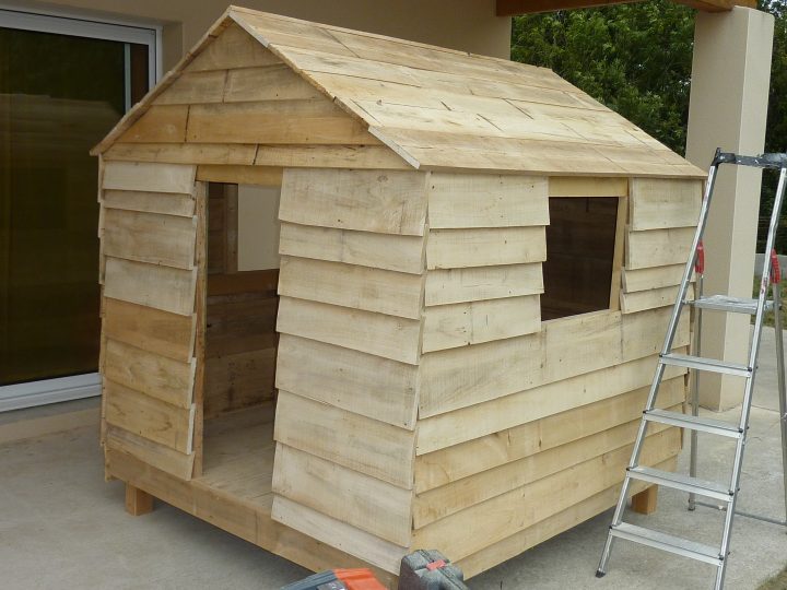 Réalisation D’une Cabane De Jardin ( Pour Enfant ) – Sebricole dedans Cabane De Jardin Occasion