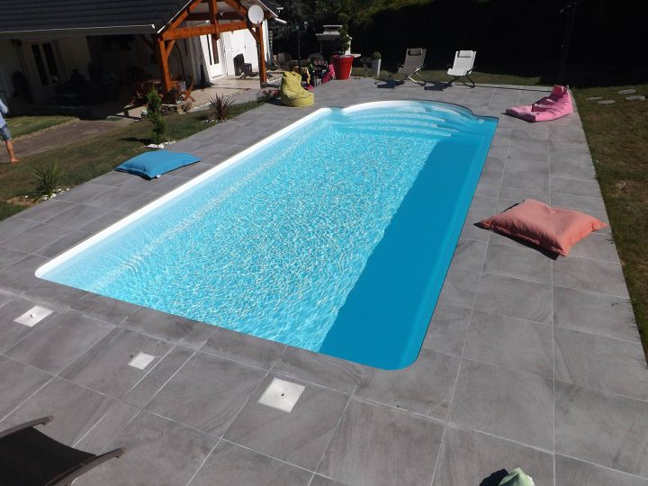 Réalisation D'Une Piscine Coque Polyester 9X4 Environ Avec tout Prix Coque Piscine 9X4