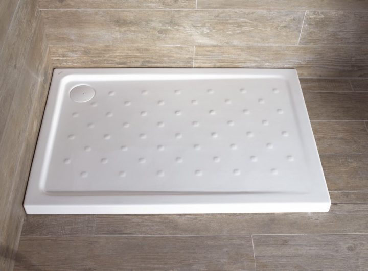 Receveur À Poser Seducta 2 Extraplat Antidérapant 80 X 100 Blanc dedans Receveur De Douche 80X100