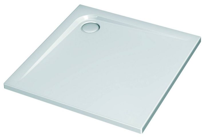 Receveur De Douche 70X70 Ideal Standard Ultra Flat 700X700X45Mm Carré Blanc  Alpin K193301 concernant Bac Douche 70X70