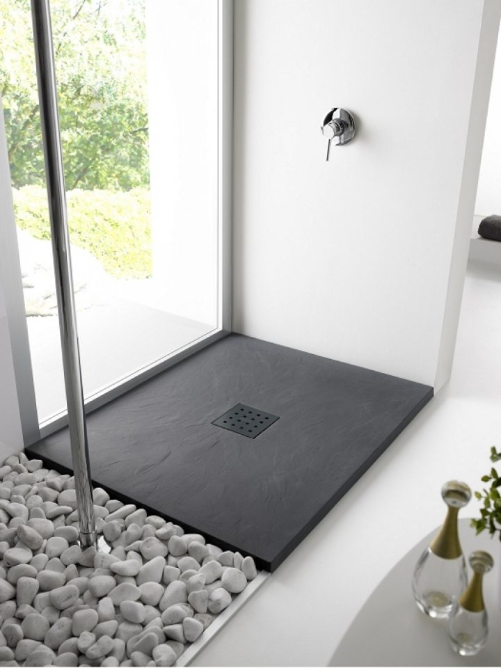 Receveur De Douche 70X90 Pizarra Blanc dedans Receveur De Douche 70X90