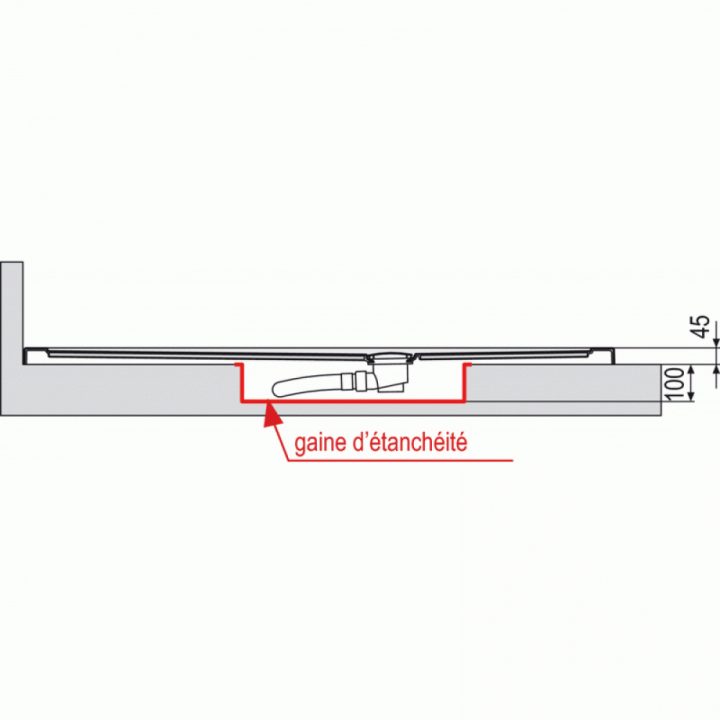 Receveur De Douche À Poser Extra-Plat 140X80 Cm – Olympic Plus Novellini à Receveur Douche 140X80