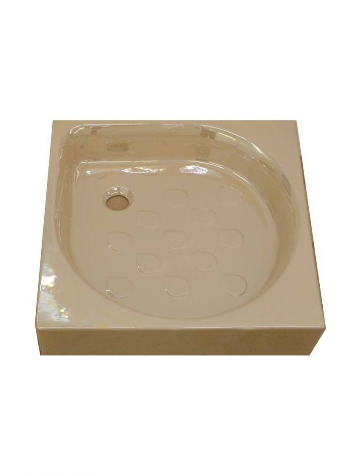 Receveur De Douche Beige Nacré 70X70 Cm Flaminia – Drive encequiconcerne Bac Douche 70X70