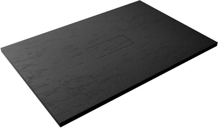 Receveur De Douche Extra-Plat Vic 90X120 Noir serapportantà Receveur De Douche 90X120