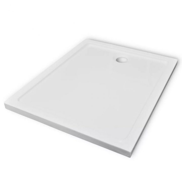 Receveur De Douche Rectangulaire Abs 80 X 100 Cm – 140324 dedans Receveur Douche 80X100