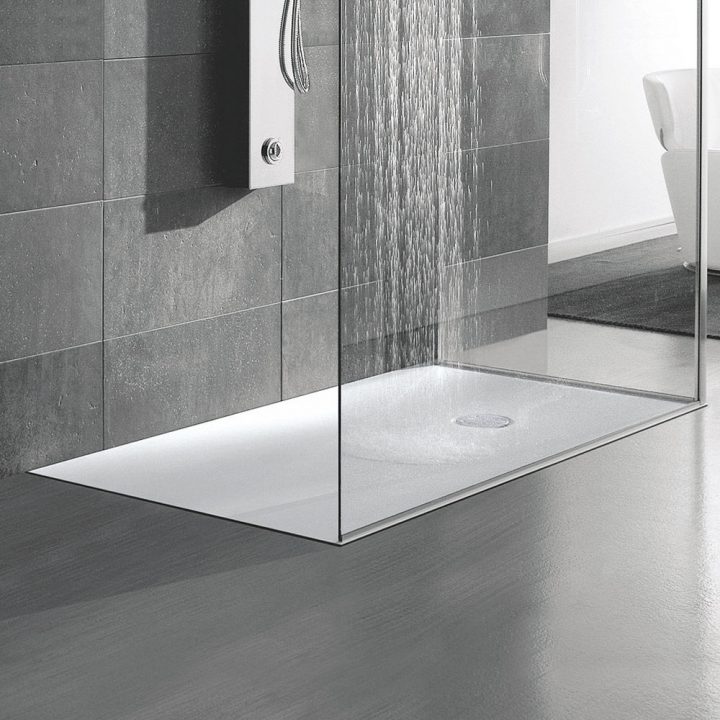 Receveur De Douche Rectangulaire – Corian® – Hafro Srl – À destiné Poser Un Receveur Extra Plat Castorama