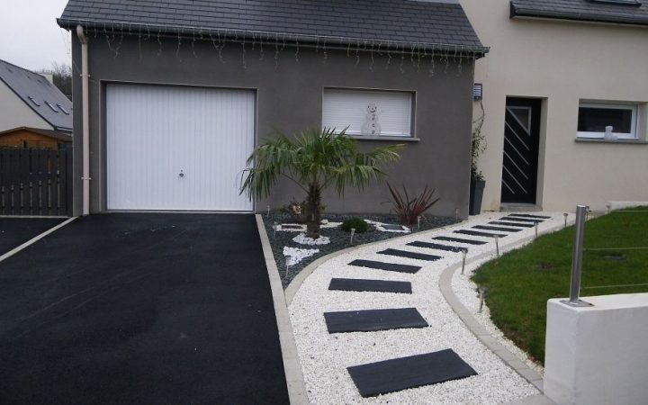 Résultat De Recherche D'Images Pour "Allee De Garage serapportantà Jardin Devant Maison Terrasse