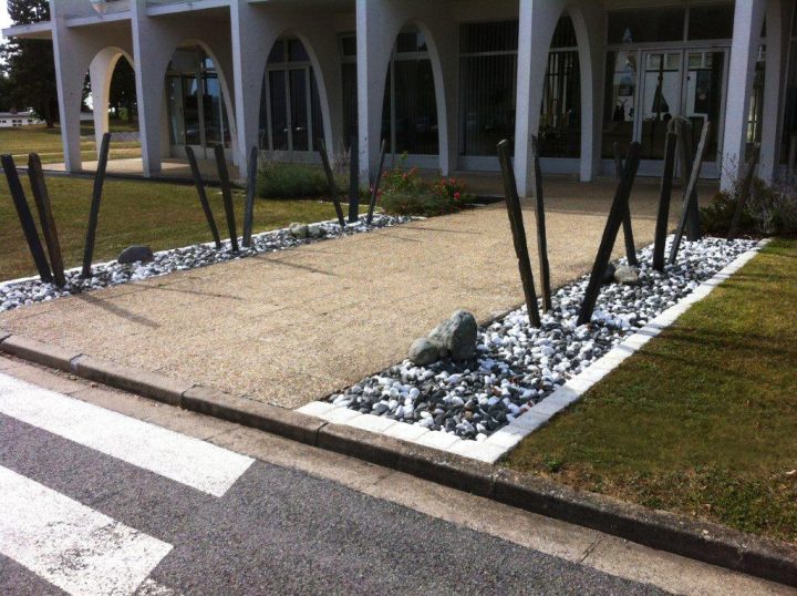 Sablo Déco : Galet De Marbre Blanc concernant Jardin Avec Galets Blancs