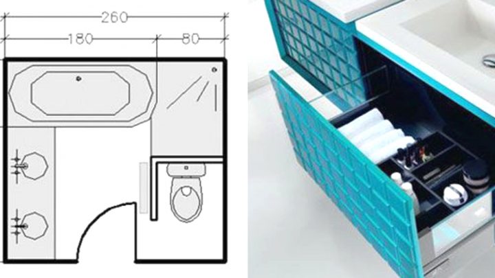 Salle De Bain 4M2 Avec Wc R Novation Salle De Bain De 4M2 serapportantà Plan Salle De Bain 4M2