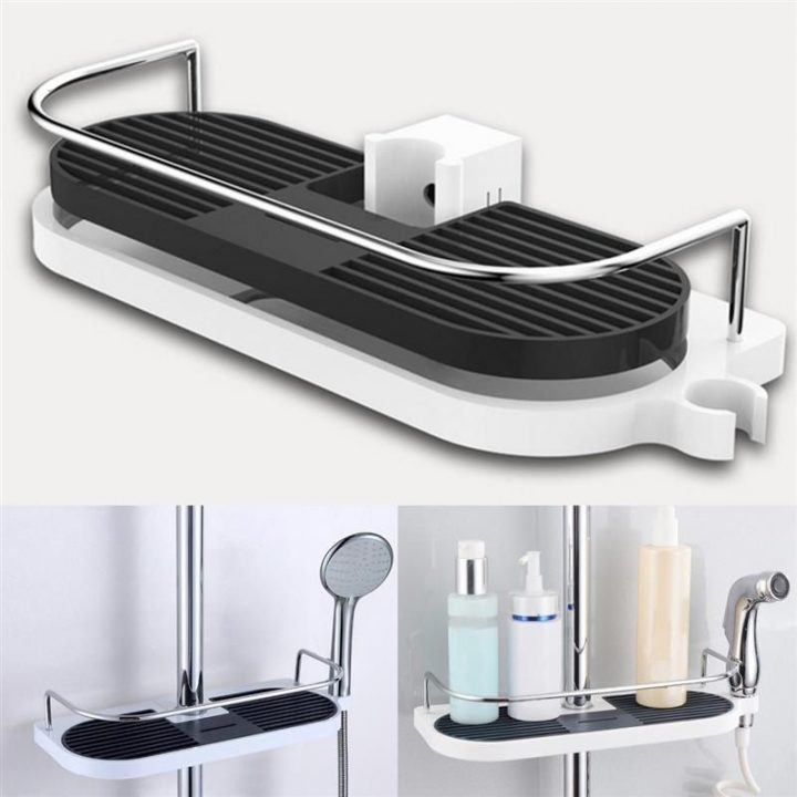 Salle De Bains Étagère Douche Rangement Rack Shampoing dedans Caméra Espion Pour Salle De Bain