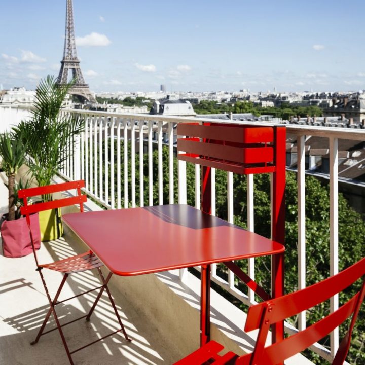 Salon De Balcon Fermob Bistro : 1 Table Pliante + 2 avec Salon De Jardin Pour Balcon