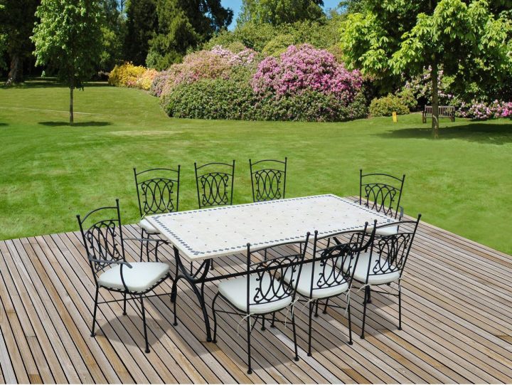 Salon De Jardin Alice S Garden Table 200Cm 8 Places serapportantà Salon De Jardin En Promo