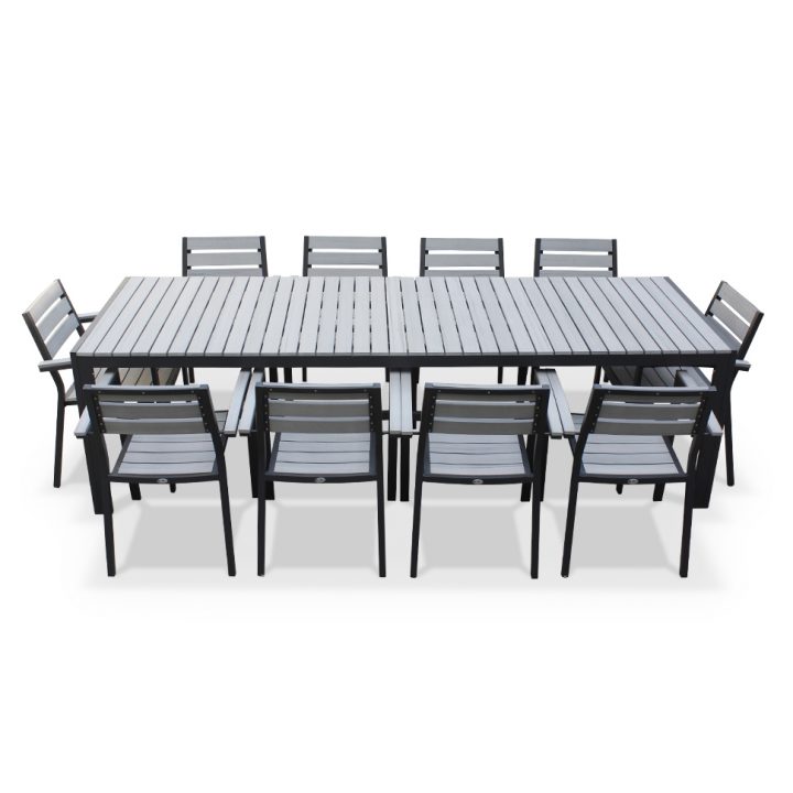 Salon De Jardin Aluminium 12 Personnes – Mobilier De pour Salon De Jardin En Alu