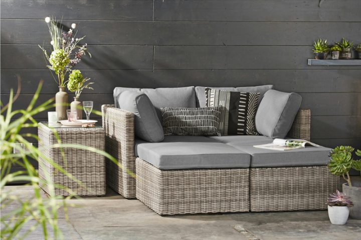 Salon De Jardin Modulable Résine Tressée – Jade Gris Beige avec Salon De Jardin Modulable Résine Tressée – Jade Dégradé Gris Foncé