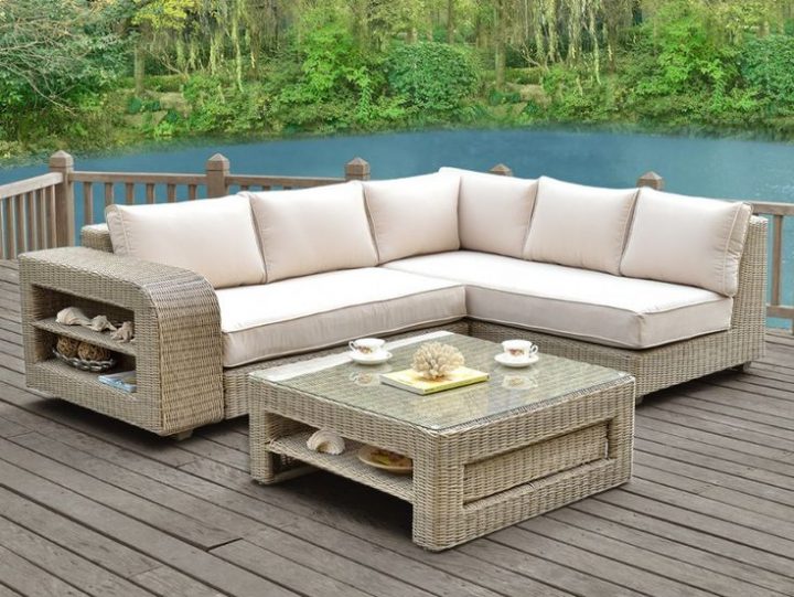 Salon De Jardin Selayar En Résine Tressée Pas Cher – Salon intérieur Coussin De Jardin Pas Cher