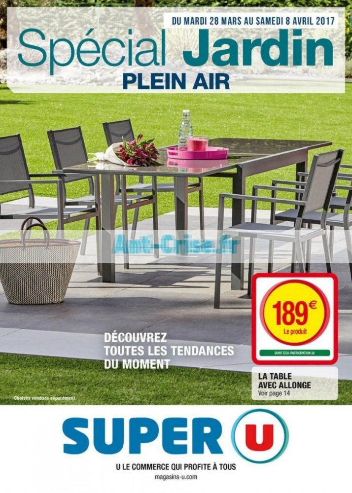 Salon De Jardin Super U | Idees De Decoration Et De Design tout Super U Salon De Jardin