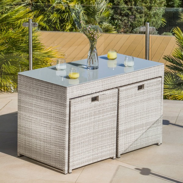 Salon Pour Balcon Menorca Gris – 4 Places – Salon De concernant Salon De Jardin Pour Balcon