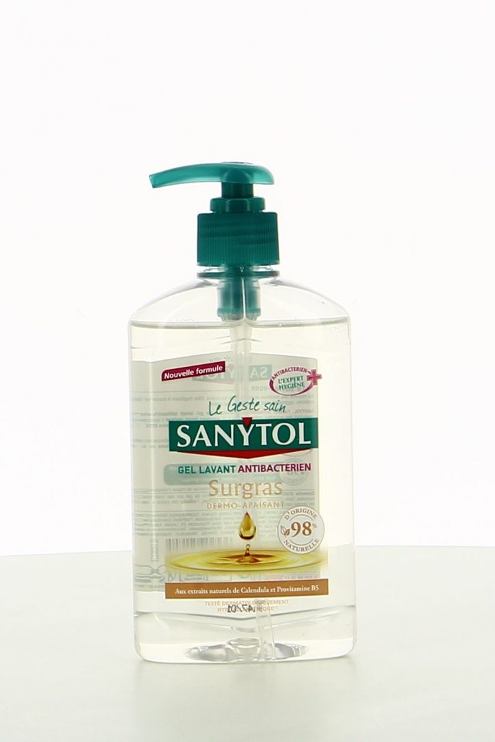 Sanytol Gel Lavant 250 Ml Antibacterien Surgras Dermo-Apaisant à Gel Douche Antibactérien