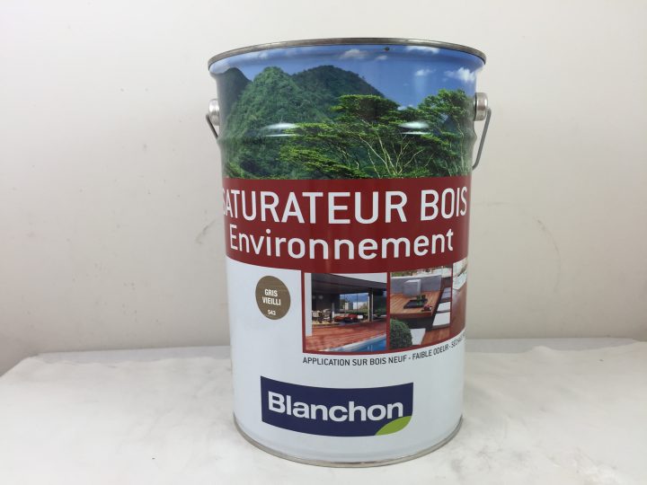 Saturateur Bois Environnement Blanchon 5L Gris Vieilli serapportantà Saturateur V33 Terrasses Classique 5L Naturel