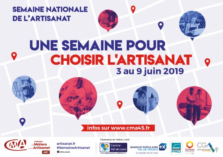 Semaine Nationale De L'artisanat 2019 | Www.cma45.fr destiné Chambre Des Metiers Orleans