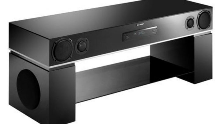 Sharp : Un Meuble Home Cinema Pour Votre Tv Hd tout Meuble Tv Home Cinema Intégré