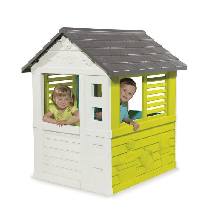 Smoby Cabane Enfant Pretty – Comparer Avec Touslesprix destiné Maison Duplex Smoby Occasion