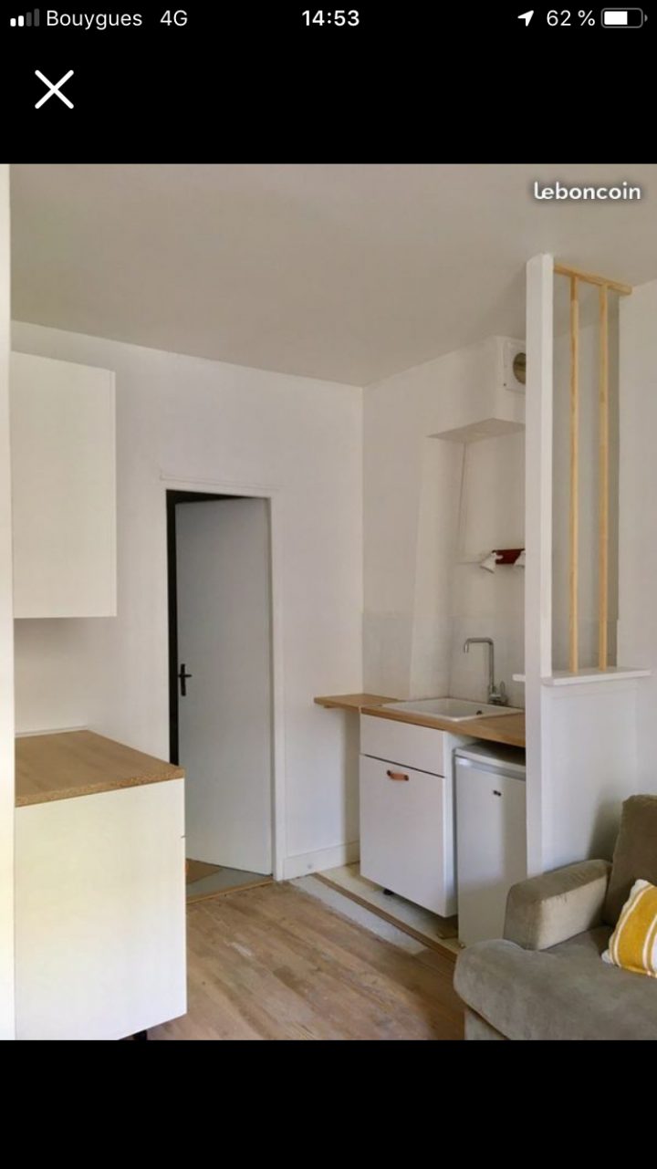 Studio À Louer À Bordeaux (33000), 20M² 650€ C.c. | Blue pour Appartement Meublé Bordeaux