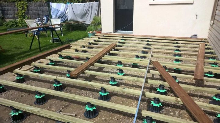 Terrasse Bois Sur Plot Sol Meuble – Mailleraye.fr Jardin intérieur Plot Pour Terrasse Bois Castorama