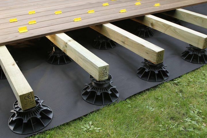 Terrasse En Bois Sur Plot Des Idées – Idees Conception à Dalle Stabilisatrice Pour Plot À Vérin Blooma