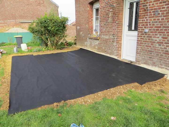 Terrasse | Le Nid Hibou dedans Geotextile Jardin