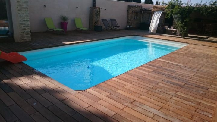 Terrasse Piscine Parquet tout Massaranduba Castorama