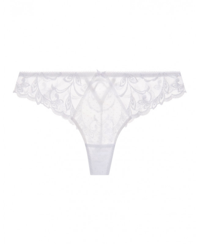 Thong Aubade Au Bal De Flore (White) tout Aubade Jardin Des Délices