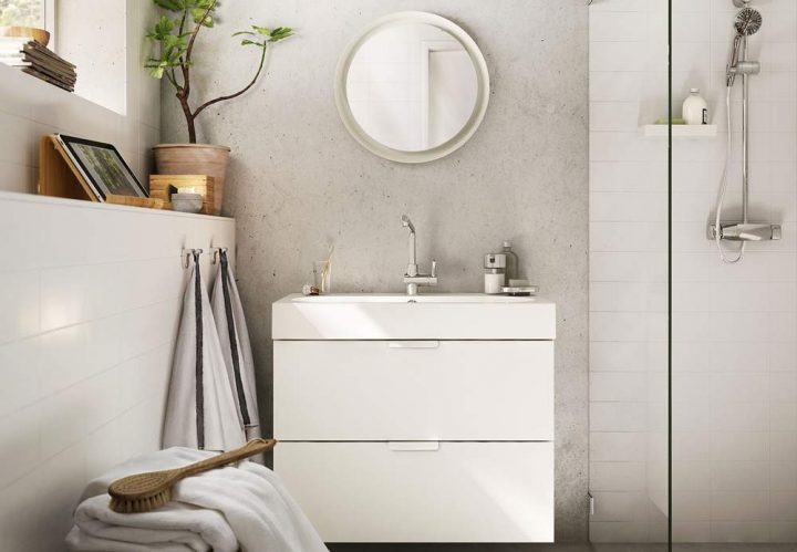 Tout Pour Une Salle De Bains Ikea – Femme Actuelle concernant Ikea Meuble Salle De Bain