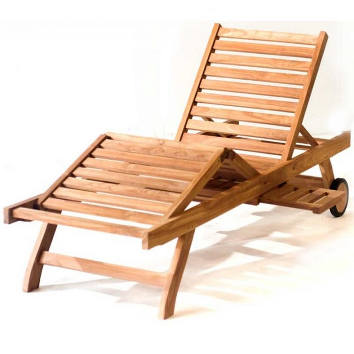 Transat Bain De Soleil En Teck Pas Cher- Chaise Longue destiné Transat Jardin Pas Cher