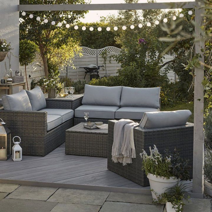 Un Salon De Jardin En Rotin, Ikea | Agrément De Jardin concernant But Salon De Jardin