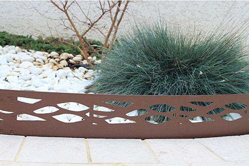 Une Bordure De Jardin Originale Et Design avec Bordure Metal Pour Jardin