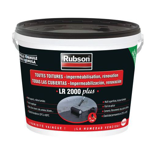 Waterdichte Coating Voor Daken Lr 2000 Zwart Rubson tout Rubson Lr 2000