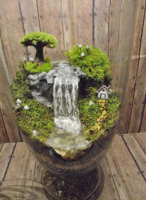 14 Jardins Miniatures Qui Vont Vous Faire Rêver. | 21 destiné Jardin Zen Miniature Avec Fontaine