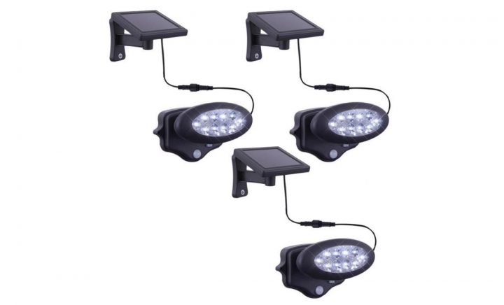 3 X Lampe Solaire Del Luminaire Mural Applique Détecteur intérieur Lampe Solaire Pas Cher