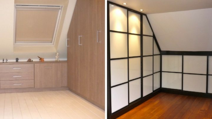 5 Conseils Pour Un Dressing Sous Pente Parfait – M6 Deco.fr dedans Placard Mansarde