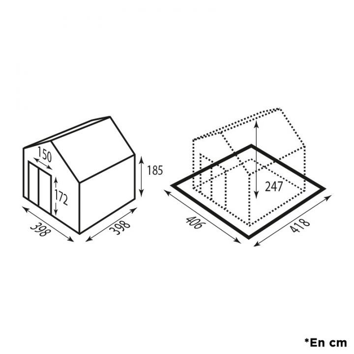 Abri De Jardin En Bois Cervin 13,99 M2 – Abris De Jardin destiné Plan Abri De Jardin Pdf