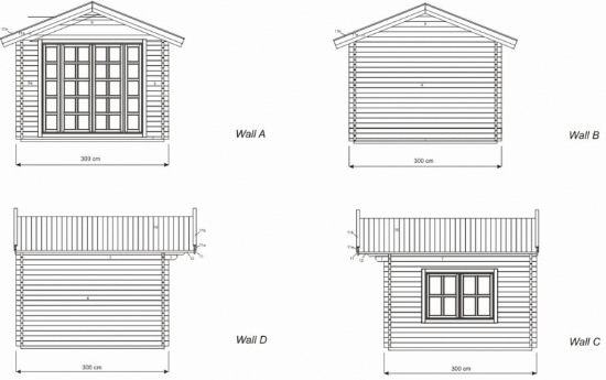 Abri De Loisir Var- Abri De Jardin En Bois De Surface 9M² pour Plan Abri De Jardin Pdf