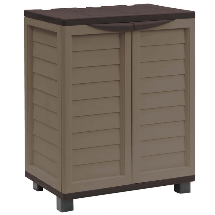 Armoire Basse De Jardin 300L. Pvc Moka – Oogarden encequiconcerne Armoire De Jardin Bricoman