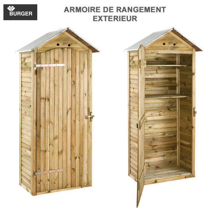 Armoire De Rangement De Jardin 90 X 58 X 204 Cm tout Armoire De Jardin Bricoman