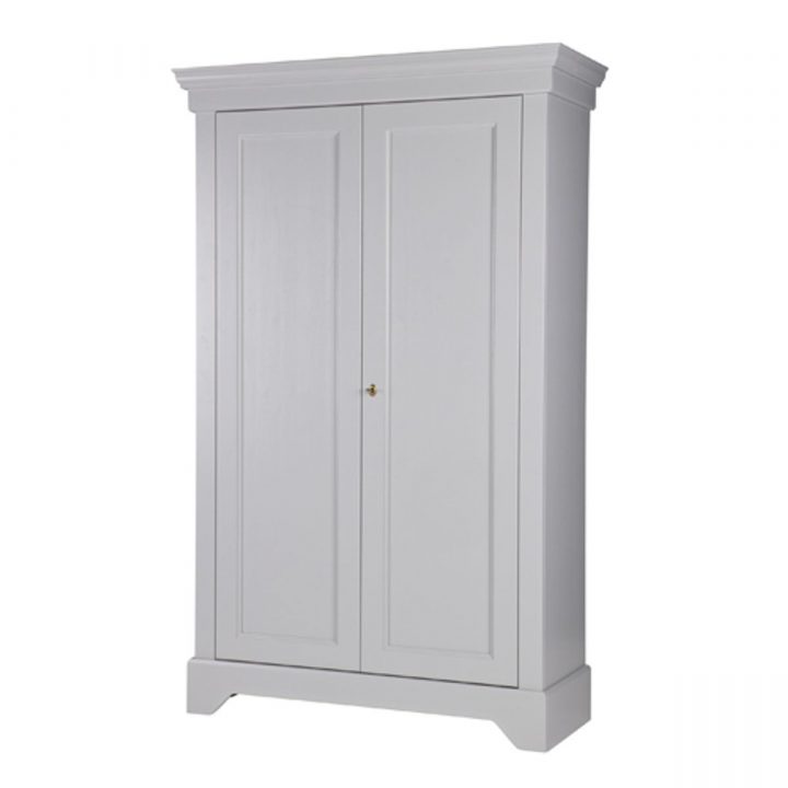 Armoire Lingère En Pin Massif 4 Étagères Isabel – Blanc à Lingère Meuble