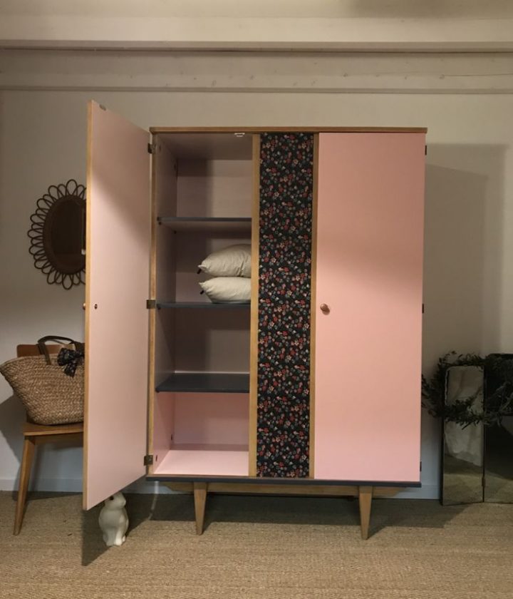 Armoire Vintage Madeleine – Meubles Vintage Personnalisés avec Meuble Personnalisé