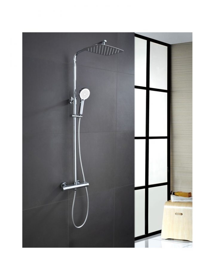 Barre De Douche Thermostatique Serie Praga – Barre De Douche concernant Duxha Douche Encastrable