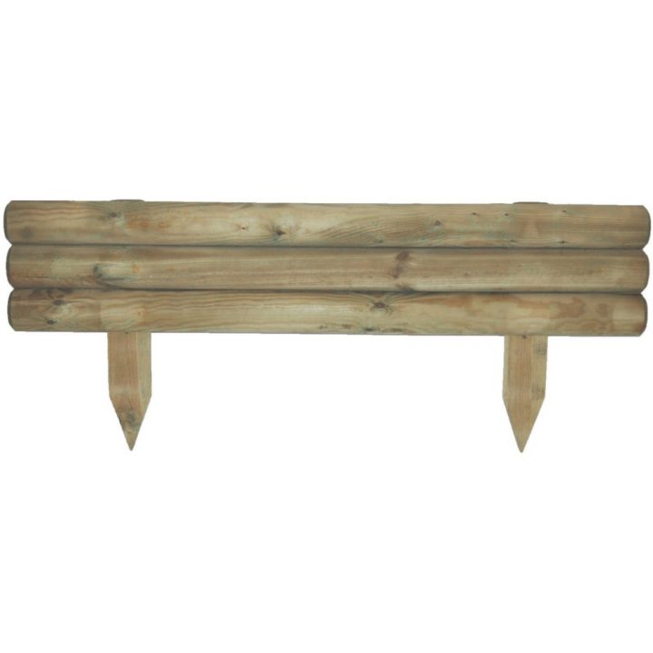 Bordure En Bois Jardin – Bordures Jardin à Bordure Jardin Bricoman