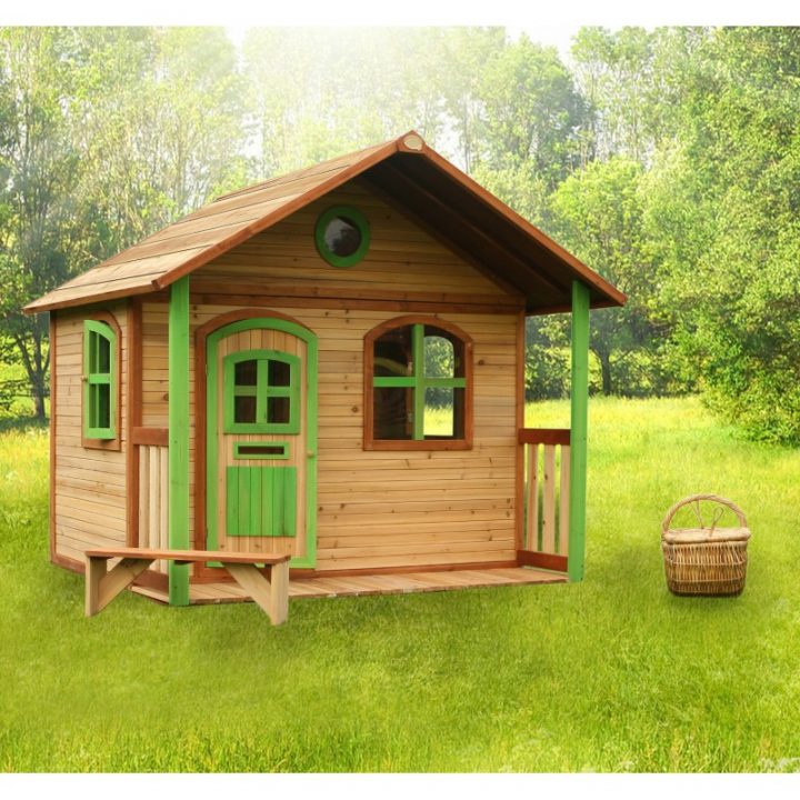 Cabane Pour Enfants En Bois Milan 180X180X175Cm Axi dedans Cabanne Pour Enfant