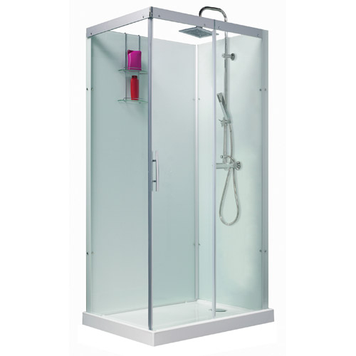 Cabine De Douche Complète Hydromassante ''Thalaglass 2 serapportantà Thalaglass